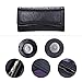 OB OURBAG Women Leather Wallet Clutch Purse Card Holder Ladies Hollow Out Long Wallet Black