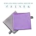 Your Choice 2 Pack Microfiber Travel Sports Camping Hiking Swim Workout Towels Ultra Compact Lightweight Fast Drying Towels Purple and Grey