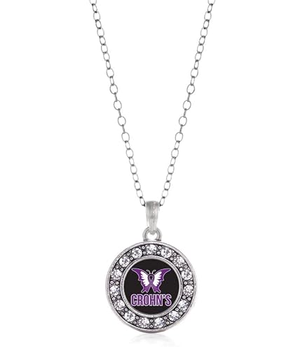 Amazon.com: Fundraising For A Cause | Purple Ribbon Necklace