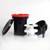 eTone Professional 120 135 Developing Tank with 2 Spiral Reels for 120 135 Roll Film B&amp;W Film Processing Equipment Darkroom Accessories (Tank)