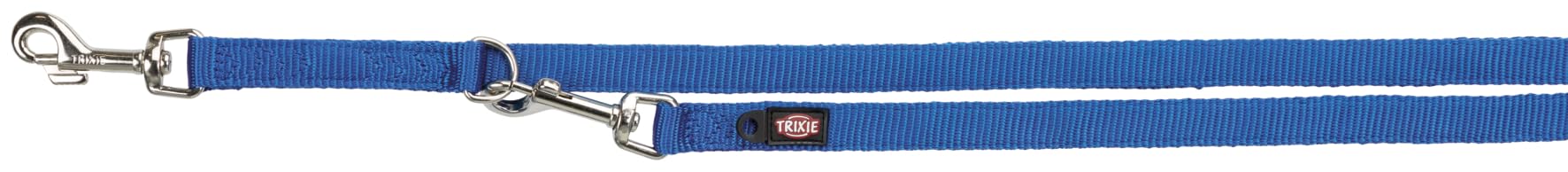 Trixie Premium Double Adjustable Dog Leash, Large/X-Large, Blue,2M/25Mm