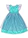 The Little Mermaid Ariel Girls Fantasy Gown Nightgown Pajamas (4T, Teal)