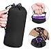 MOACC Camera Lens Pouch,Neoprene Camera Lens Case,Thick Protective Waterproof Lens Bags with Drawstring for Canon,Nikon,Pentax,Sony,Olympus,etc.(4 Pack,Small,Medium,Large,X Large)