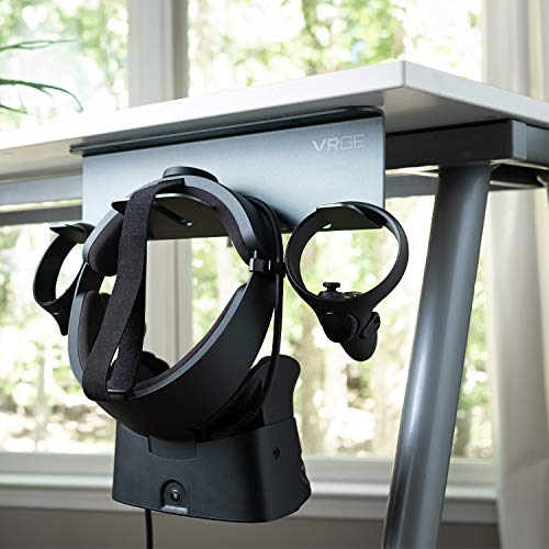 VRGE VR Stand Under Desk Storage Display Hook Organizer Premium Metal