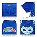 Little Boys' Catboy 2-Piece Uniform Set with Cape, Power Blue, 6