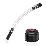 Wevdn 2 PCS Gas Cans Racing Fuel Jug Hose & Cap