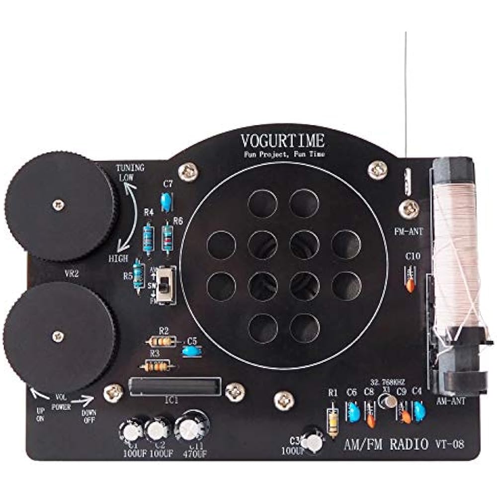 Купить Pin-диоды VOGURTIME AM FM Radio Kit Soldering Project Learning ...