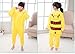 Tonwhar Costumes for Children Kids Cuddly Onesie Pajamas Yellow