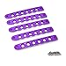 Opall Front Door & Back Door Aluminum Grab Handle Cover For 2007-2018 Jeep Wrangler JK & Unlimited 4 Door 5pcs/set (Purple)