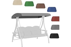 56x47in 75x47in 84x48in Porch Swing Canopy Replacement Top, 2 3 Seater Universal Patio Swing Cover, Waterproof Replacement Ca
