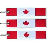 JAVD Flag Keychain Tag with Key Ring