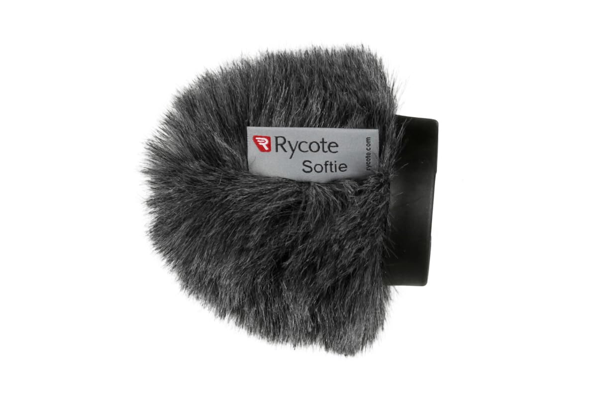 Rycote 033012 5cm 19-22mm Standard Hole Classic Softie Microphone Windshield,Grey