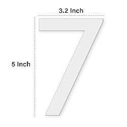 5 Inch House Numbers, Self-adhesive Mailbox Numbers
