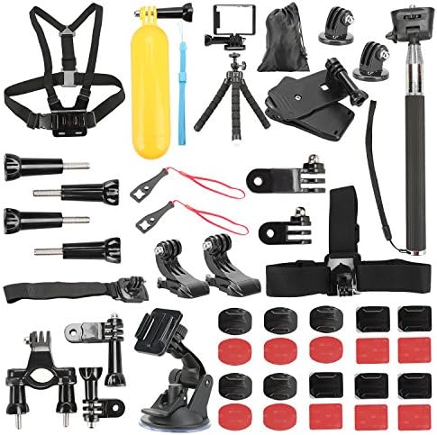 Basic Pro - Outdoor Sports Accessories Starter Kit for Hero 5/Session/4/3/2/HD Original Black Silver Cameras