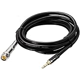Eightwood BNC macho a 0.138 in 1/8 "mono macho adaptador estéreo antena cable de audio de alimentación coaxial 6.5 pies