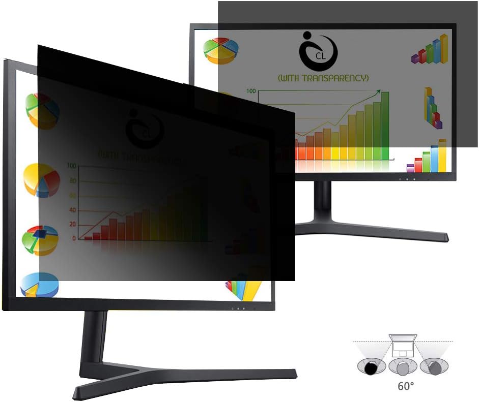 CLKJ 40 inch Widescreen 16:9 Ratio Computer Privacy Screen Filter for Desktop LCD Monitor Display, Anti-Glare, Anti-Scratch Protector Film,34.819.56inch(884mm x 497mm)