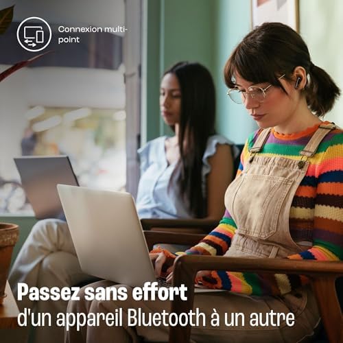 Live Flex 3, Écouteurs sans fil, Bluetooth, jusqu'à 50 h d'autonomie, Réduction de Bruit Active, son haute fidélité JBL Signature, étanches à l'eau IP54, noir