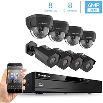 Amazon.com: Amcrest 4MP Security Camera System, w/ 4K 8CH