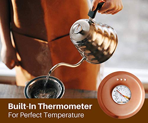 2 Copper+Kettle+Thermometer+Exact+Temperature
