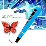 3D Doodler Printing Drawing Pen Kit MODAR with 32 Feet PLA Filament for Arts Crafts DIY Perfect Gift for Kids and Adults, Blue