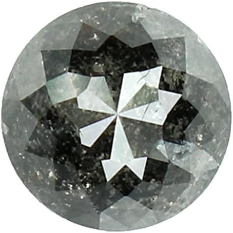 Natural Loose Diamond Round Black White Color I2 Clarity 4.90 MM 0.62 Ct KR12