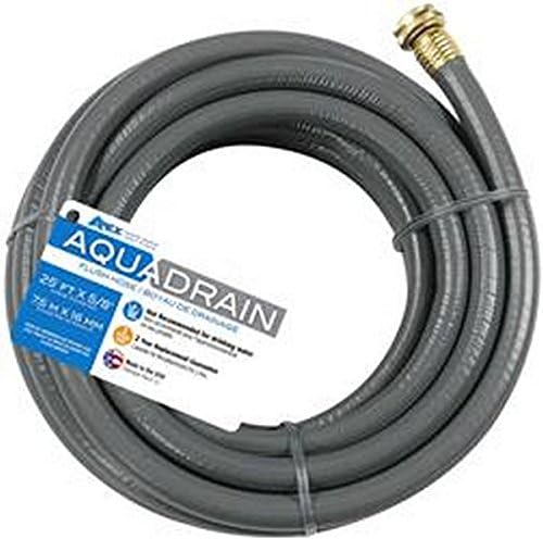 RV Trailer TEKNOR APEX 5/8 Inchx25' Aqua Drain Flush Hose Waste Water Hose