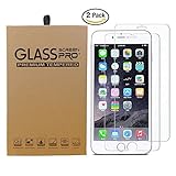(2 Pack) iPhone 7 Screen Protector, 0.26mm Thickness Crystal Clear Tempered Glass Screen Protector Film (also fit for Apple iPhone 6 4.7 inches)(not for iphone7 plus 5.5 inch)