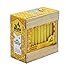 Ner Mitzvah Honeycomb Beeswax Chanukah Candles Standard Size Fits Most Menorahs - Natural Yellow Amber Beeswax Hanukkah Candles - Premium Quality Pure Bees Wax - 45 Count for All 8 Nights of Hanukkah