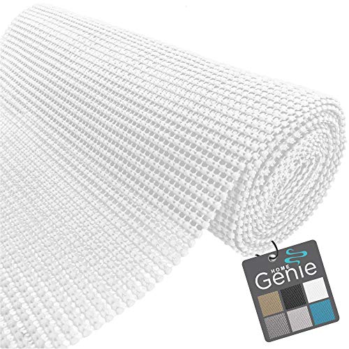 HOME GENIE Slip Resistant Drawer and Shelf Liner, Non Adhesive Roll, 17
