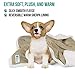 PetAmi Premium Puppy Blanket | Pet Small Dog Blanket for Cats, Kitten | Soft, Warm, Plush, Reversible Fleece Sherpa Throw – 30×40 Inches Taupethumb 2