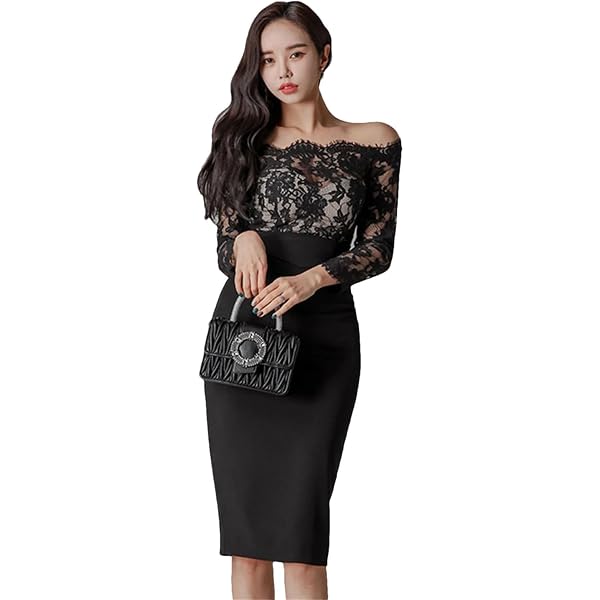 Amazon.com: Women's Half Sleeve Lace Detail Bodycon Dress (Black, Small) :  Clothing, Shoes & Jewelry