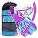 U.S. Divers Junior Dorado Mask, Proflex Fins and Sea Breeze Snorkel Combo Set, Fun Purple, Large/X-Large