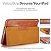 KAVAJ Leather case Cover Berlin for The Apple iPad Mini 3, iPad Mini 2 (Retina Display) and iPad Mini Cognac Brown - Genuine Leather with Stand-up Feature. Thin Smart Cover as Premium Accessory.