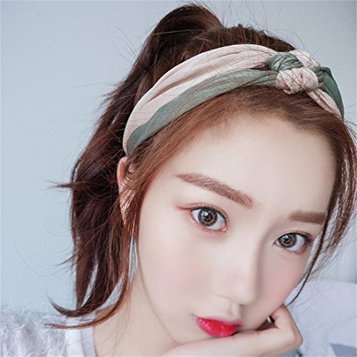 image for LiPing Lace Headband for Womens - Workout Sweat band, Soft, Comfortabl