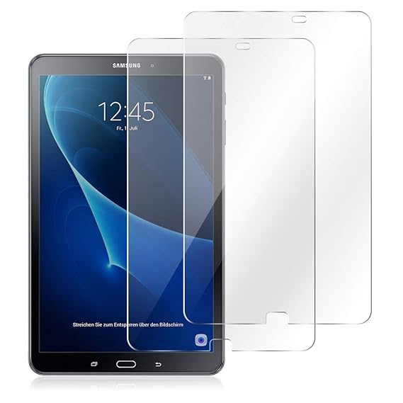 NAUC Displayschutz Panzerfolie passend für Samsung Galaxy Tab A6 10.1 2016 2x Folie Schutzfolie