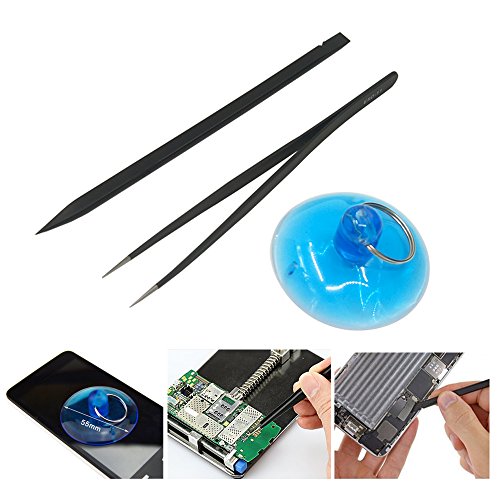 EMiEN Repair Tool Kit for iPhone 8/8 Plus/7/7Plus,Phillips,Pentalobe,Tri Tip Screwdriver Kit with Opening Pry Tool Kit,Anti-Static Tweezers,Spudger for iPhone All Models,iPad,iPod,Apple Watch(13 Pack) - Thumbnail 3