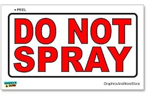 GRAPHICS & MORE Do Not Spray - Business Agriculture Sign - Window Wall Sticker