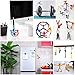 Refrigerator Magnets, 10pcs Mini Man Flexible Fridge Magnets, Cute Rubber Magnet Magnetic for Adults Office Fun Decorative Decoration (10)