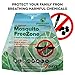 GREENERWAYS ORGANIC Mosquito Repellent Zone - Non-Toxic Organic Insect Repellent All Natural Outdoor Mosquito Pest Control, Bug-Free 24/7 Up to 100 FT Radius, DEET-FREE safe for Kids, Babies, Dogs
