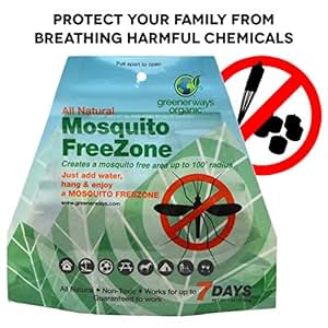 Amazon.com : GREENERWAYS ORGANIC Mosquito Repellent Zone ...