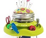 Tutu Creative Sewing Organizer | Turn a Mason Jar into a Beautiful Sewing Caddy - Use As Thread Bobbins and Scissors Holder | Includes a Pincushion | A Wonderful Gift for Every Art and Craft Lover