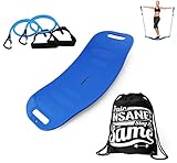Maxtir Fitness Balance Board ✓ Fit Board Twist Board for Exercise, Toning, Weight Loss ✓ 5 In 1 Workout Bundle ✓ BONUS 2 Resistance Bands ✓ E-Book ✓ Training Video (Maxtir Fit Board, 5 In 1 Bundle)