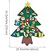 O-heart Family 3ft DIY Felt Christmas Children's Tree with 30pcs Detachable Ornaments, Kids Decorate Gifts Toy Activity - Preschool Holiday Fun