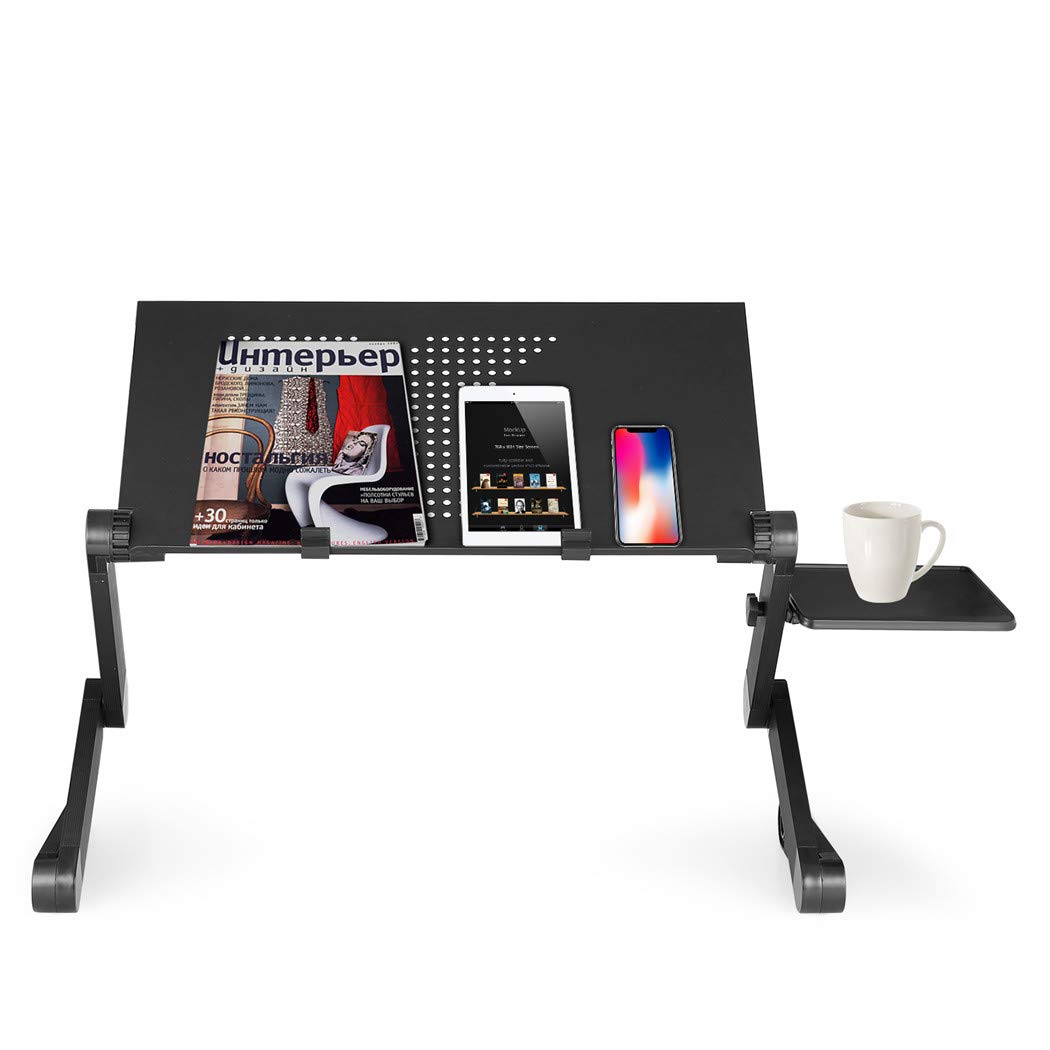 Adjustable Laptop Stand Desk for Bed, Portable Foldable Laptop Standing Table Mount for PC Notebook Mackbook Pro HP