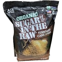 Organic Sugar in the Raw Turbinado Cane Sugar, 6 Pound