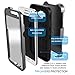 Core Prime Case, Tekcoo® [TShell Series] [Coal Black] Shock Absorbing [Built-in Screen] Holster Locking Belt Clip Defender Heavy Duty Case Cover Shell for Samsung Galaxy Core Prime/Prevail LTE