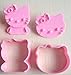 DM Hello Kitty Cookie Cutter Cake Mould Mold-Pink, M