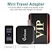 Smart Dual USB Wall Charger Black CHGeek 2-Port 24W 4.8A US Plug MINI USB Travel Adapter with Smart Charge Technology for iPhone 7 7+ 6S 6 Plus 5S iPad Galaxy S7 Note HTC LG G5 Nexus 7 PSP GPS -CH04S