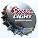 1 X Coors Light Bottle Cap Tin Sign