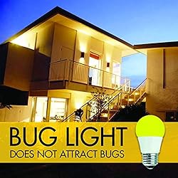 TCP 5 Watt LED Yellow Bug Light Bulbs | Energy